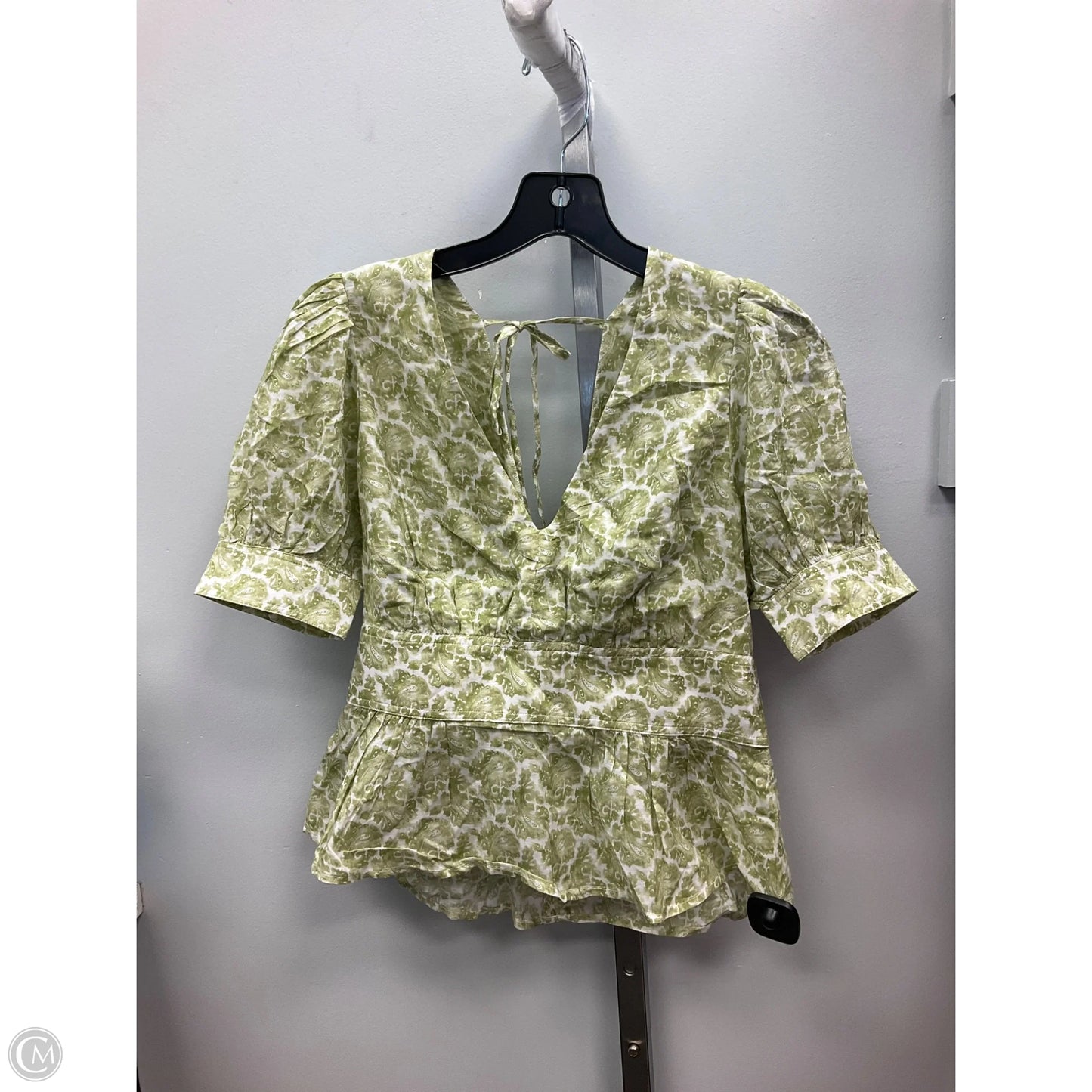 Top Short Sleeve By J. Crew In Green, Size: S
