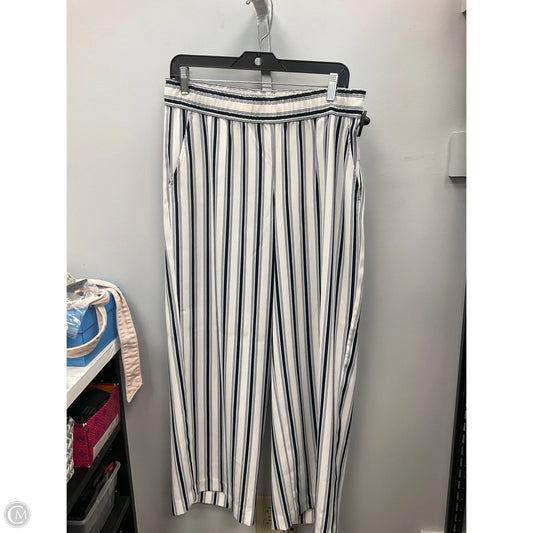 Pants Wide Leg By Loft In Striped Pattern, Size: S