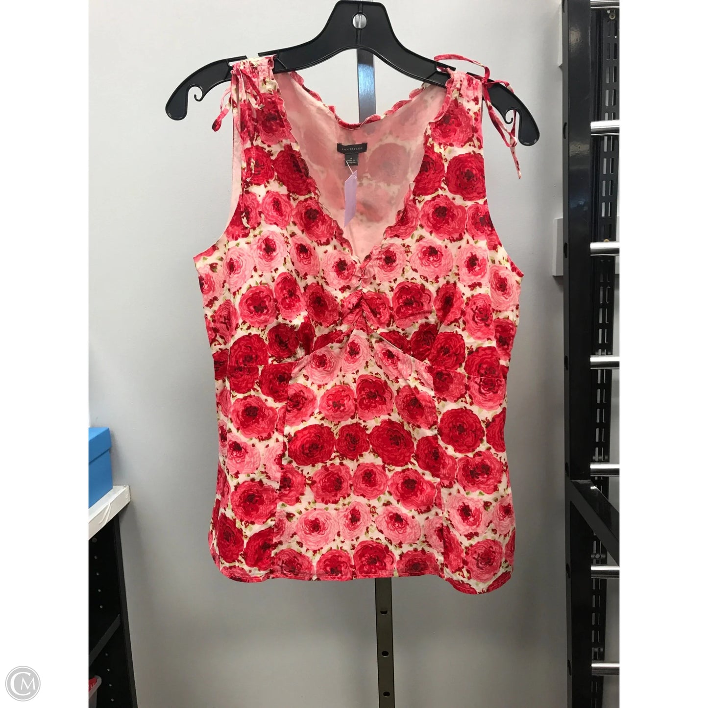 Top Sleeveless By Ann Taylor In Floral Print, Size: 12