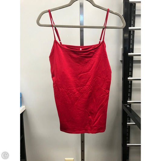 Top Sleeveless Basic By White House Black Market In Red, Size: Xl