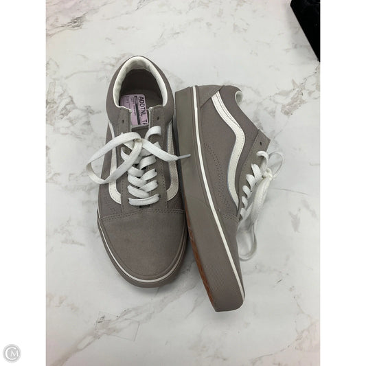 Shoes Sneakers By Vans In Grey, Size: 7