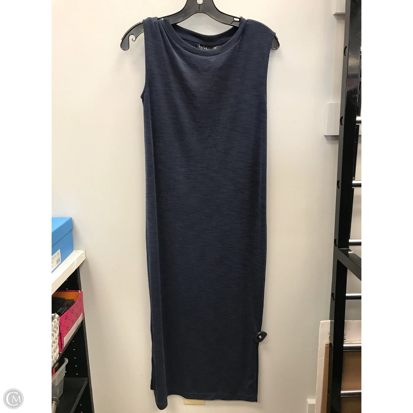 Dress Casual Midi By Nicole Miller In Blue, Size: Xs
