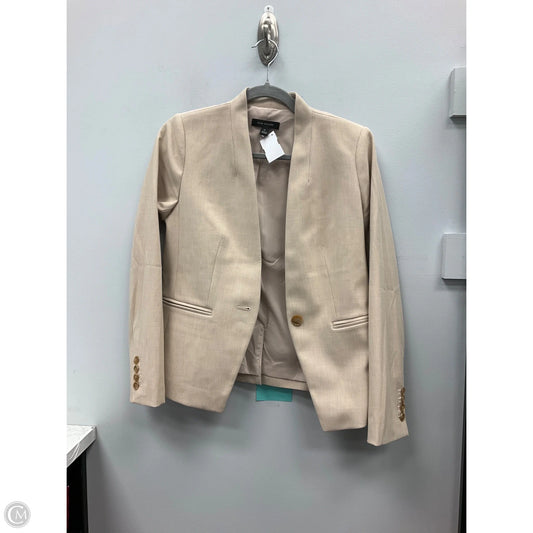 Blazer By Ann Taylor In Tan, Size: 0p