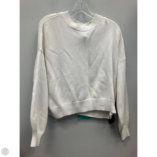 Sweater By Hollister In White, Size: M