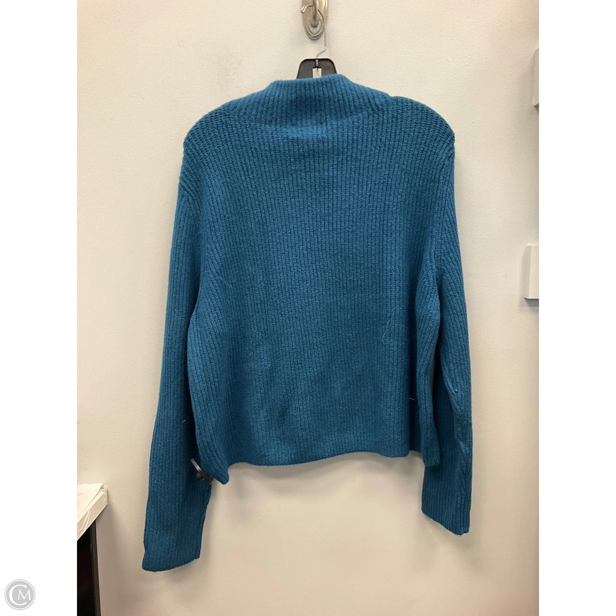 Sweater By Open Edit In Blue, Size: L