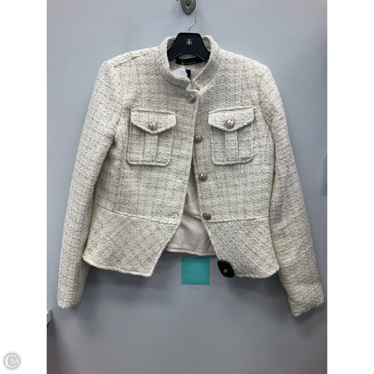Blazer By White House Black Market In Cream, Size: 4