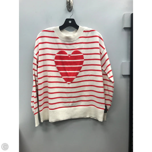Sweater By Loft In Striped Pattern, Size: M