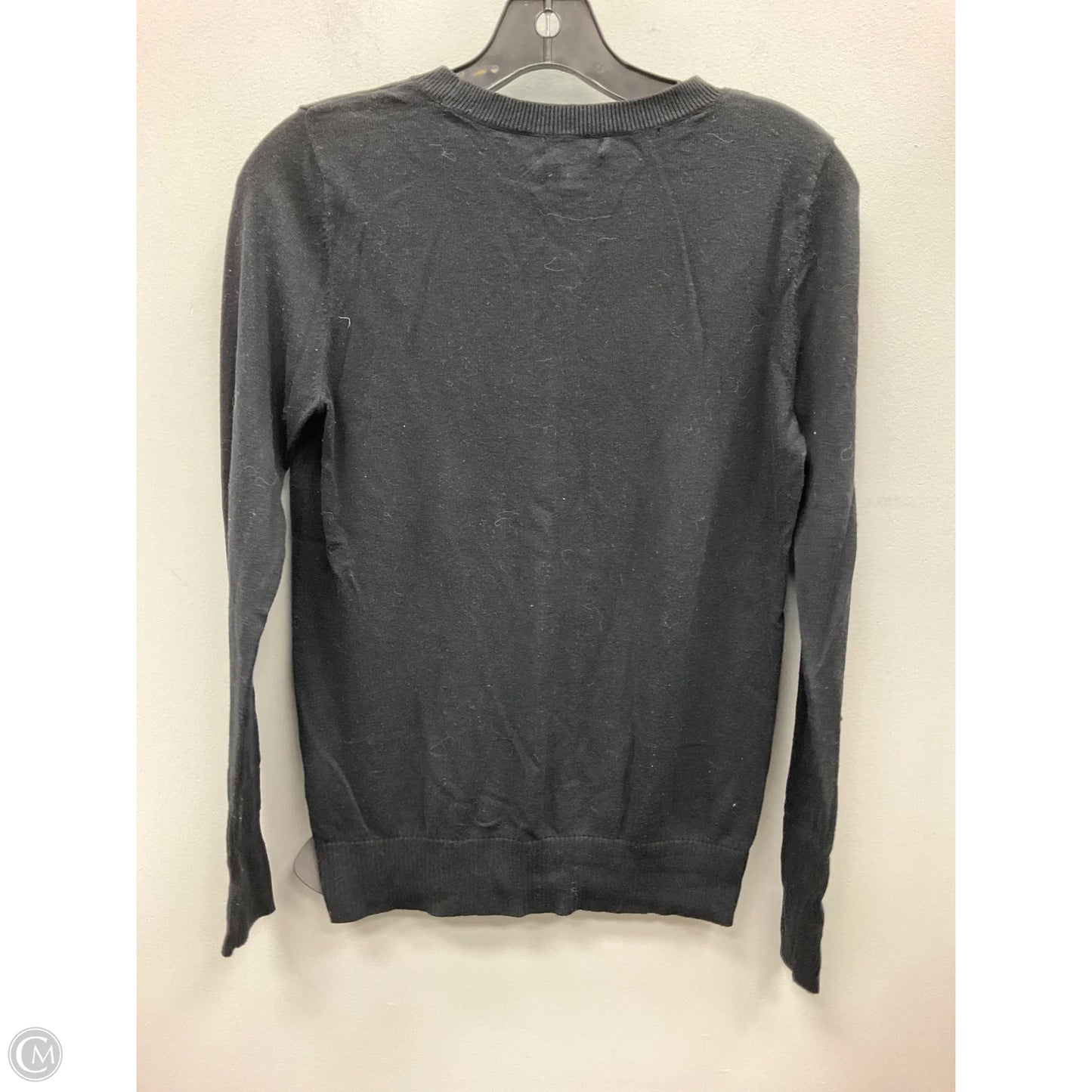 Top Long Sleeve By Halogen In Black, Size: S