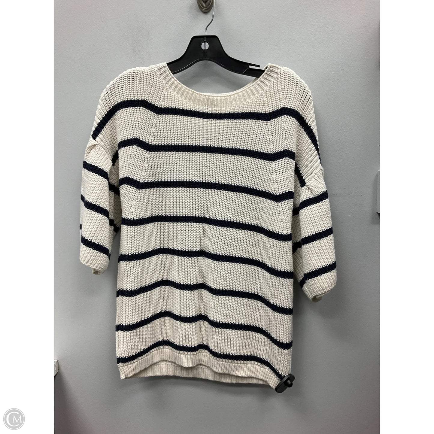 Sweater By Loft In Striped Pattern, Size: M