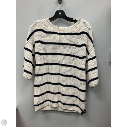 Sweater By Loft In Striped Pattern, Size: M