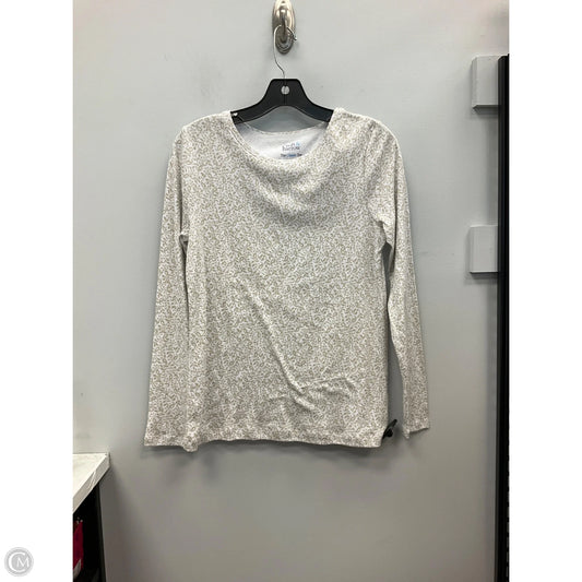 Top Long Sleeve By Croft And Barrow In Cream, Size: Xs