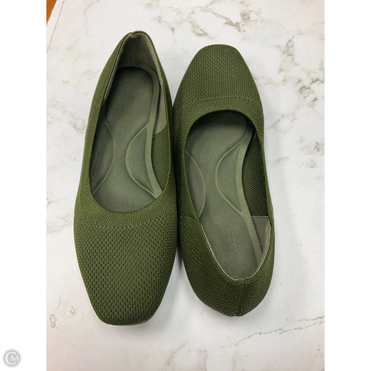 Shoes Flats By Cushionaire In Green, Size: 8.5