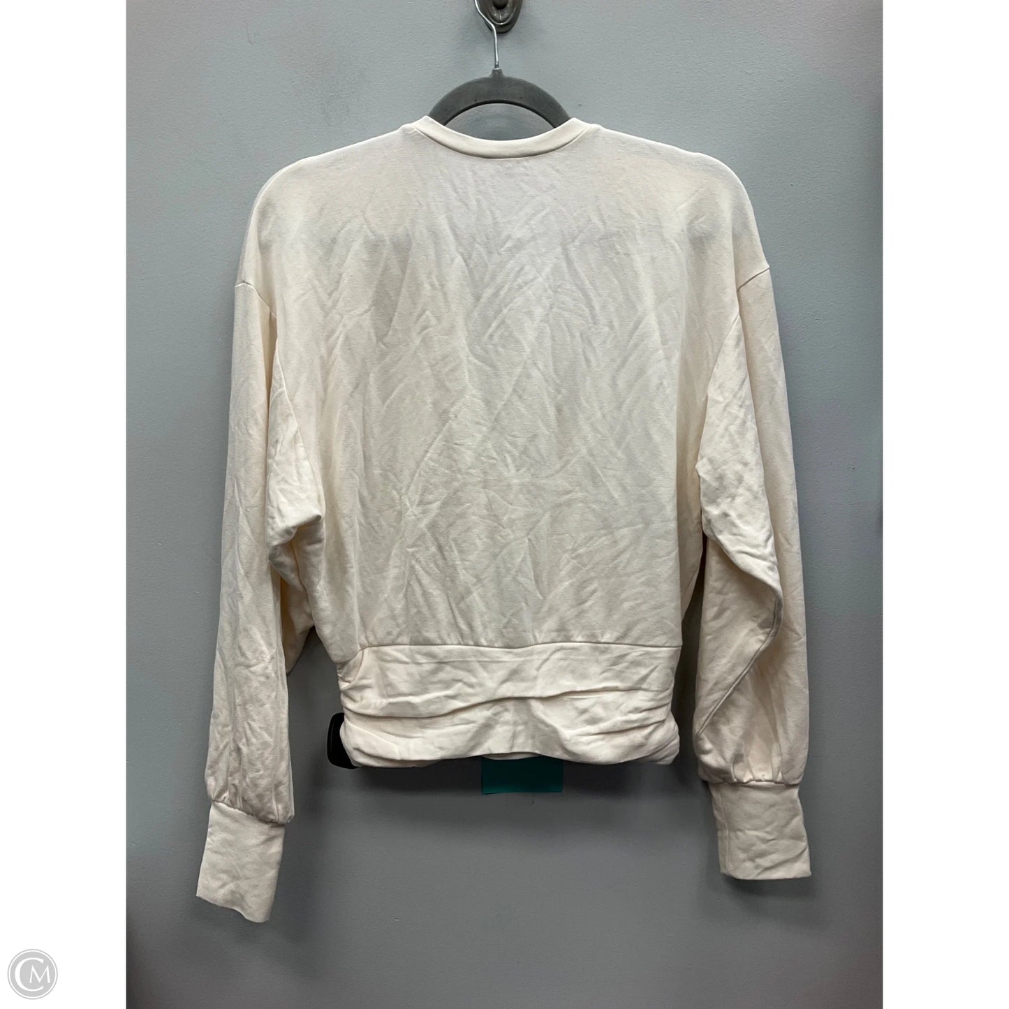 Top Long Sleeve By Express In Cream, Size: S