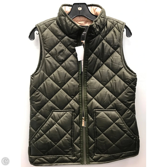 Vest Designer By Kate Spade In Green, Size: S