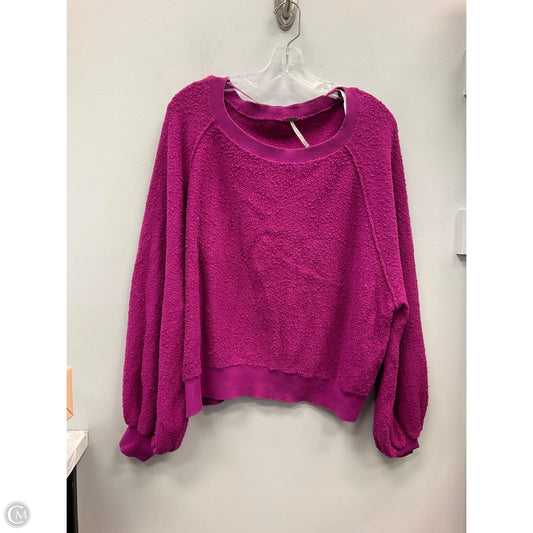 Sweater By Free People In Purple, Size: M