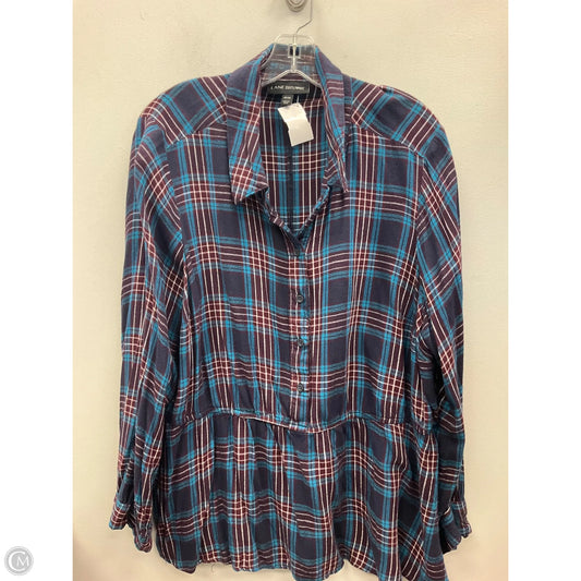 Top Long Sleeve By Lane Bryant In Multi-colored, Size: 2x