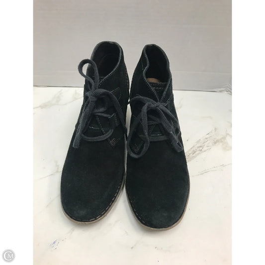 Boots Ankle Heels By Clarks In Black, Size: 8.5
