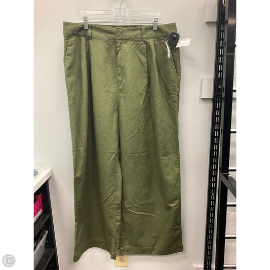 Pants Wide Leg By Gap In Green, Size: 18
