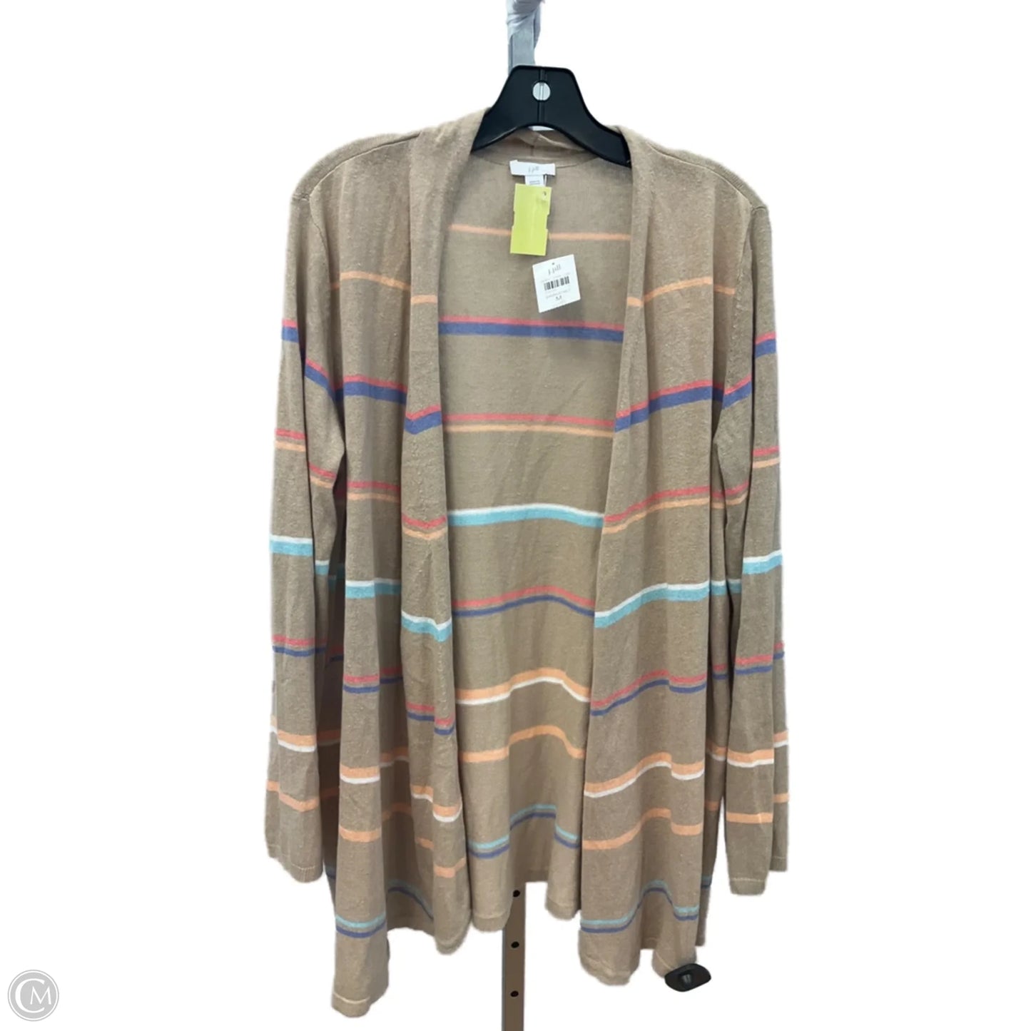 Cardigan By J. Jill In Tan, Size: M