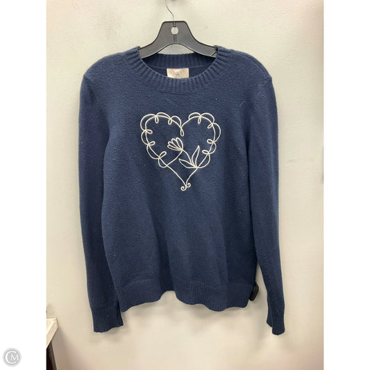 Sweater By Loft In Navy, Size: M