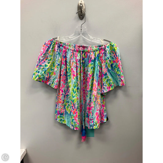 Top Short Sleeve Designer By Lilly Pulitzer In Multi-colored, Size: Xxs