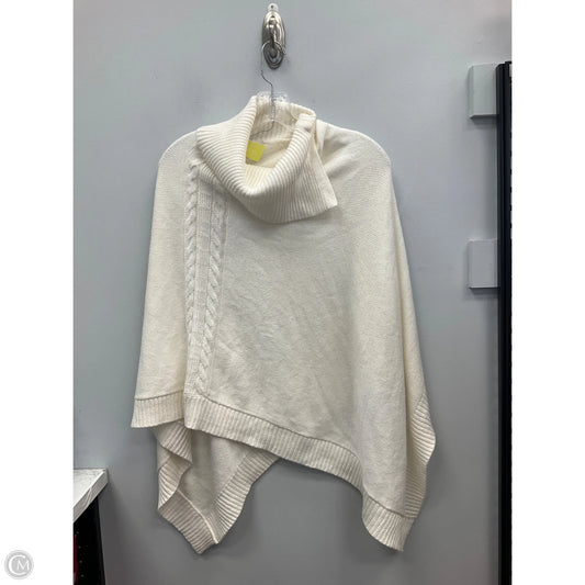 Poncho By Talbots In Cream, Size: M