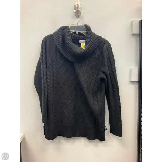 Sweater By Calvin Klein In Black, Size: M