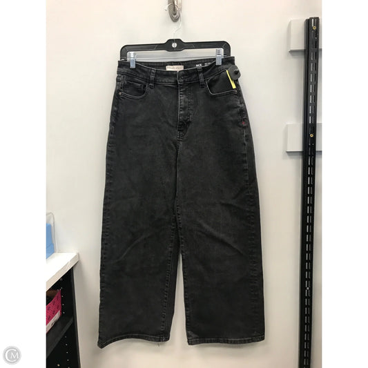 Jeans Wide Leg By Clothes Mentor In Black, Size: 8