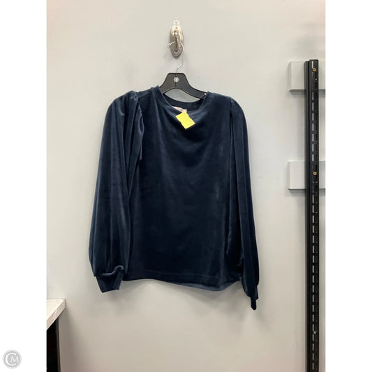 Top Long Sleeve By Loft In Navy, Size: M