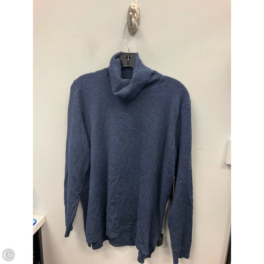 Top Long Sleeve By Cyrus In Navy, Size: Xl