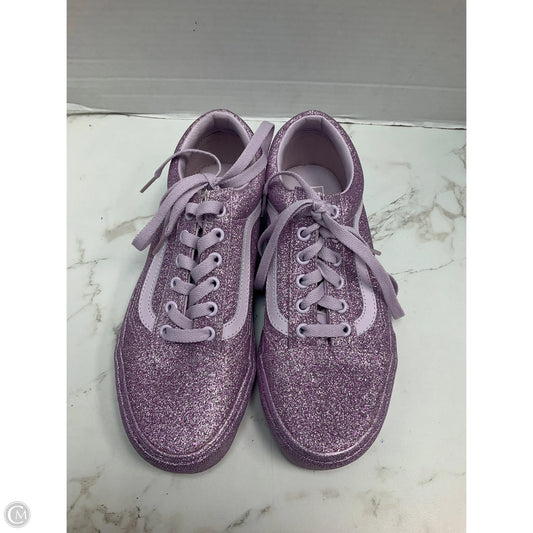 Shoes Sneakers By Vans In Purple, Size: 7.5