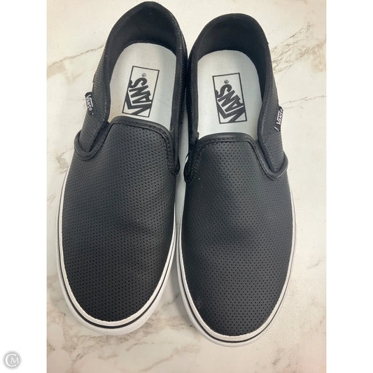 Shoes Sneakers By Vans In Black, Size: 8