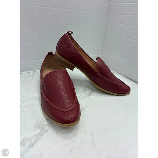 Shoes Flats By Catherine Malandrino In Maroon, Size: 9