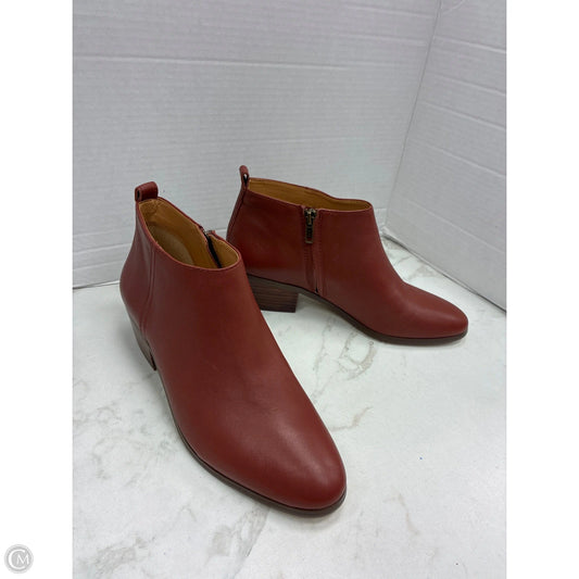 Boots Ankle Heels By J. Crew In Brown, Size: 9