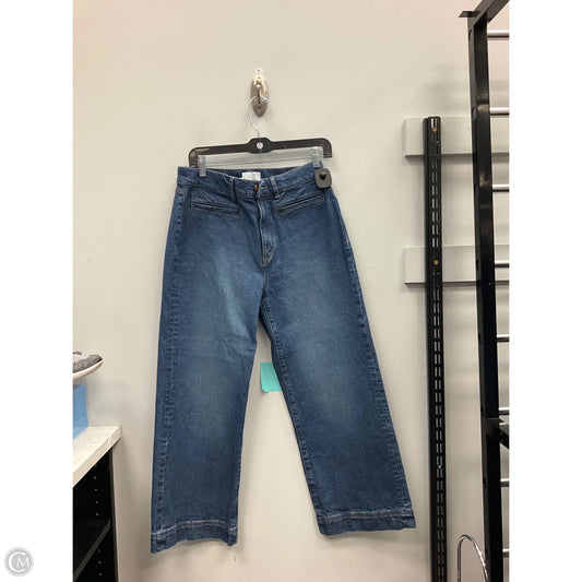 Jeans Wide Leg By Loft In Blue Denim, Size: 6