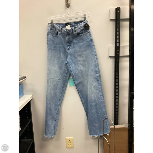 Jeans Wide Leg By Banana Republic In Blue Denim, Size: 6