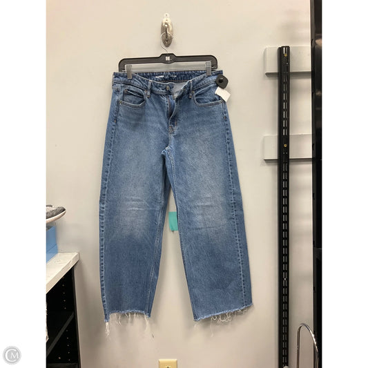 Jeans Wide Leg By Old Navy In Blue Denim, Size: 8