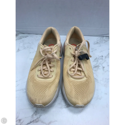 Shoes Athletic By Lululemon In Yellow, Size: 10