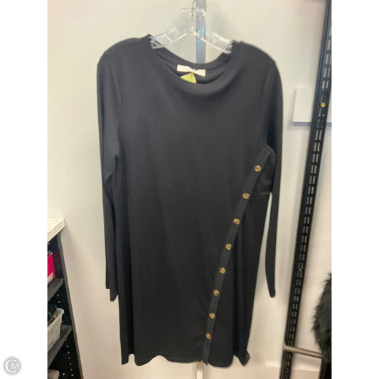Dress Casual Midi By Loft In Black, Size: M