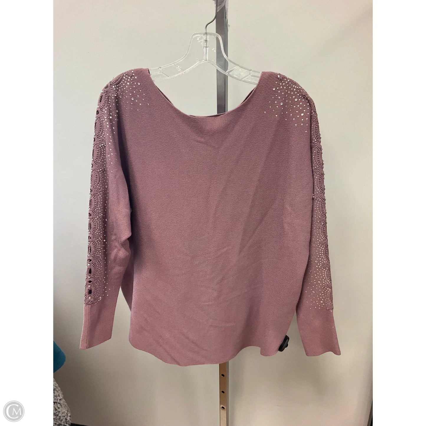Top Long Sleeve By Clothes Mentor In Mauve, Size: L