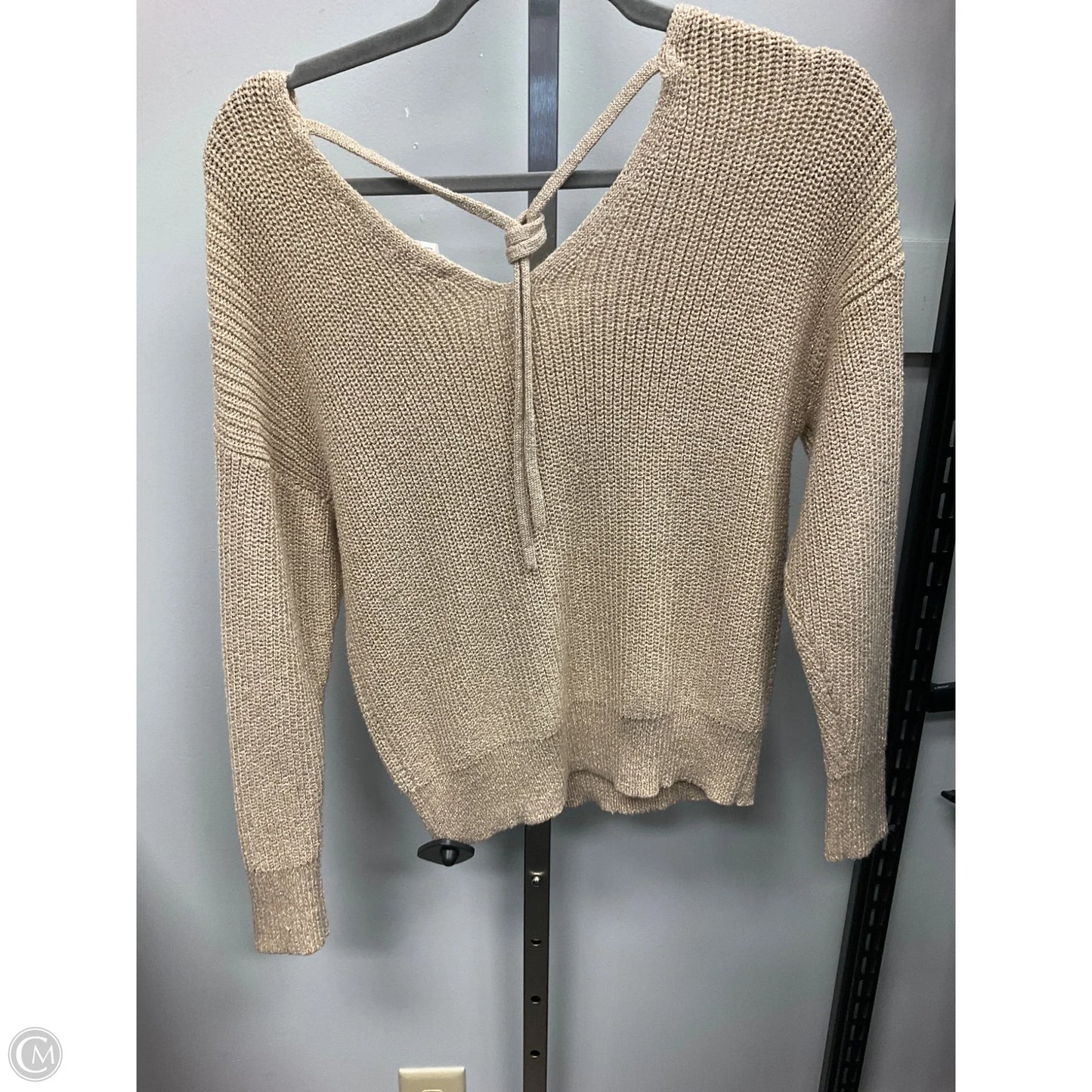 Sweater By Loft In Gold, Size: S