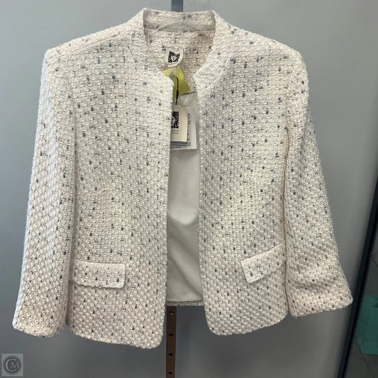 Blazer By Anne Klein In Cream, Size: 10