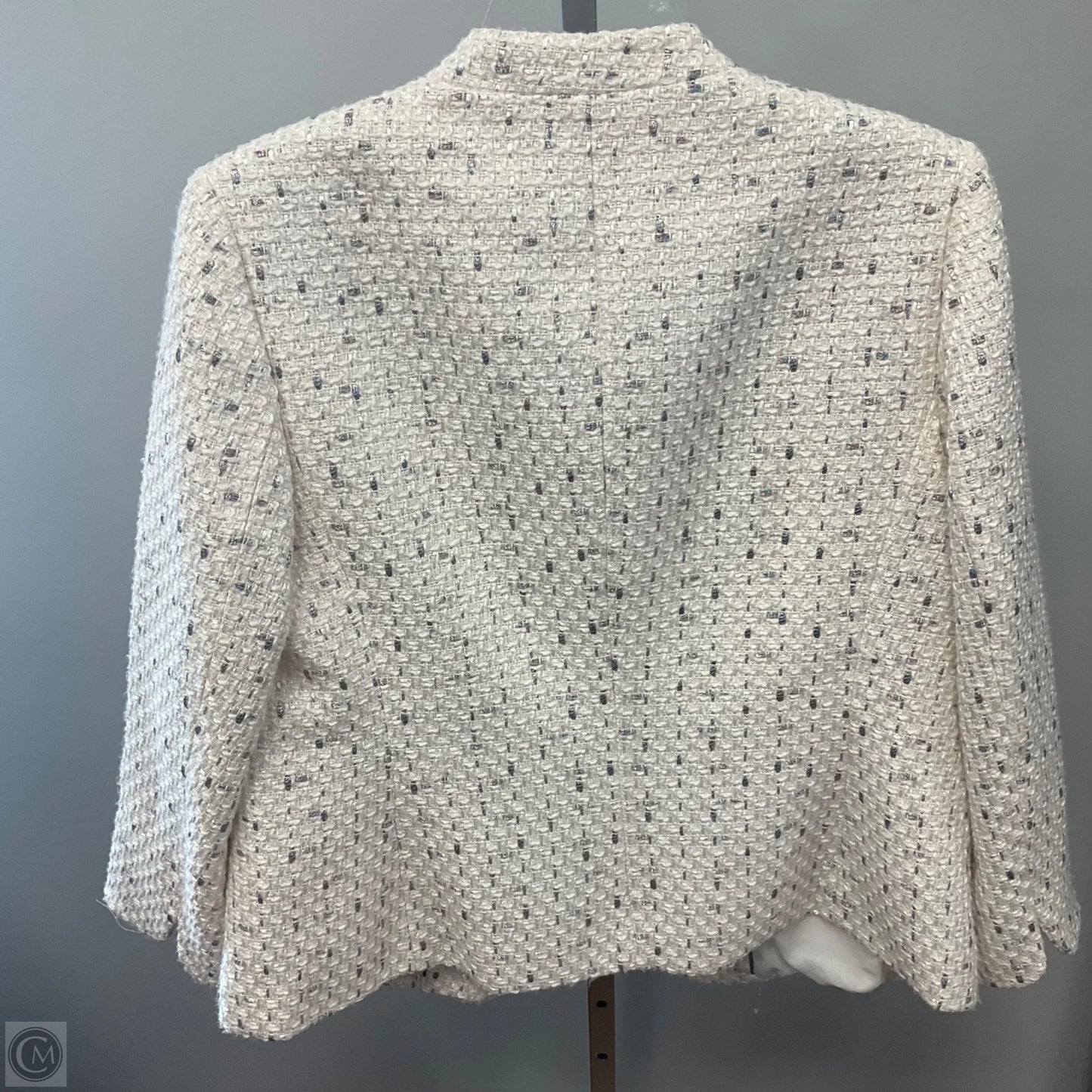 Blazer By Anne Klein In Cream, Size: 10
