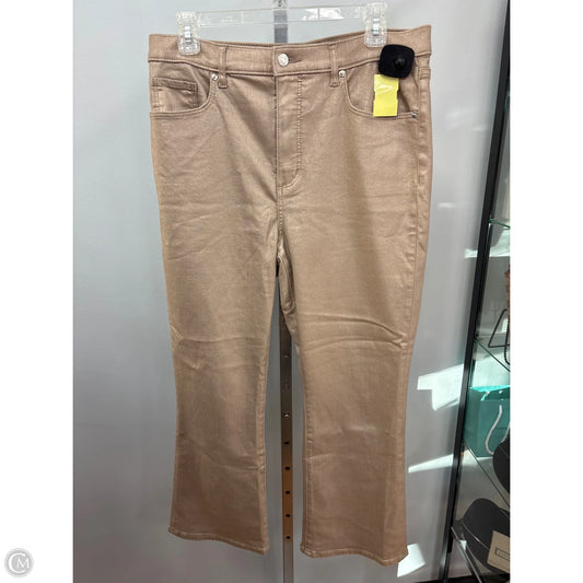 Pants Dress By Loft In Gold, Size: 12