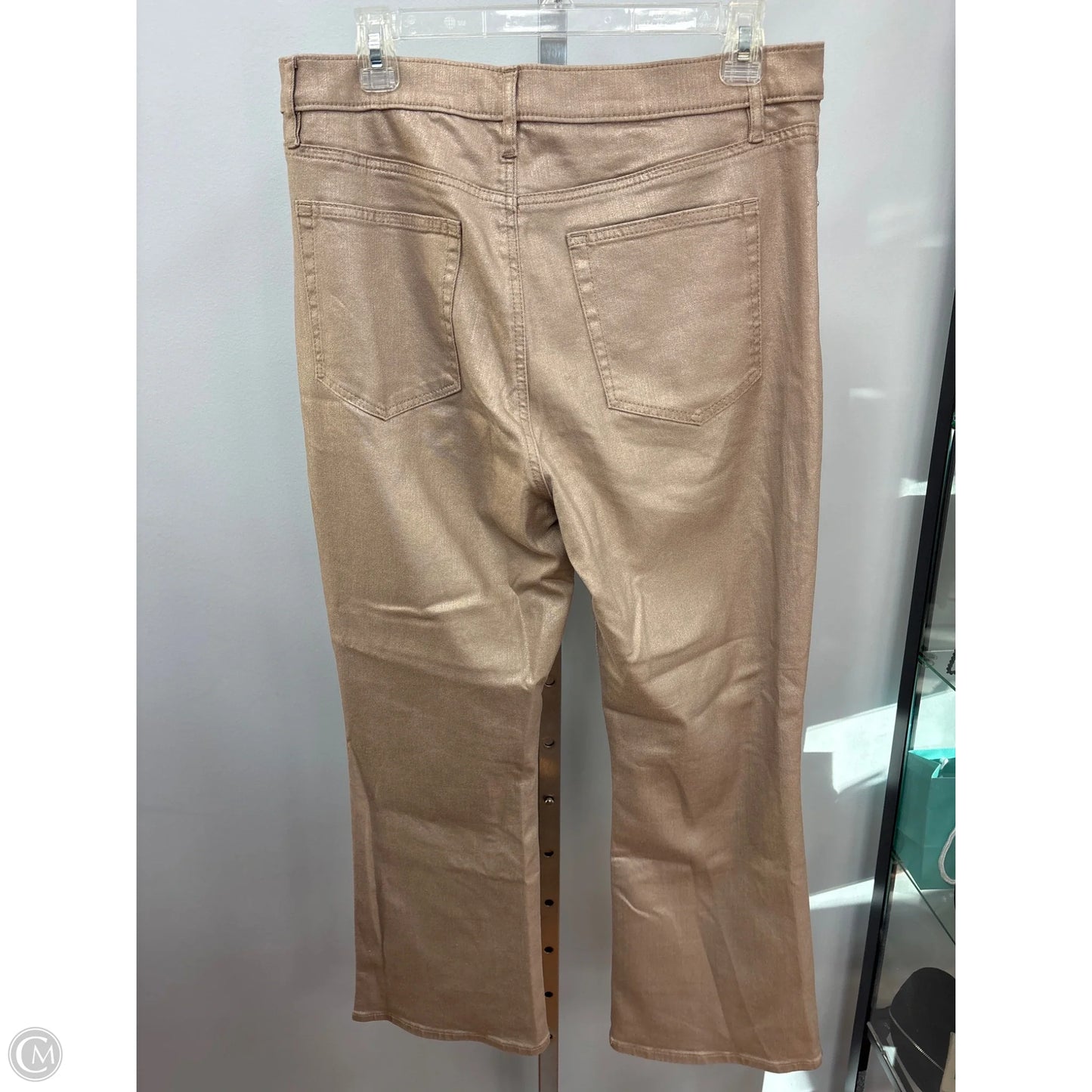 Pants Dress By Loft In Gold, Size: 12