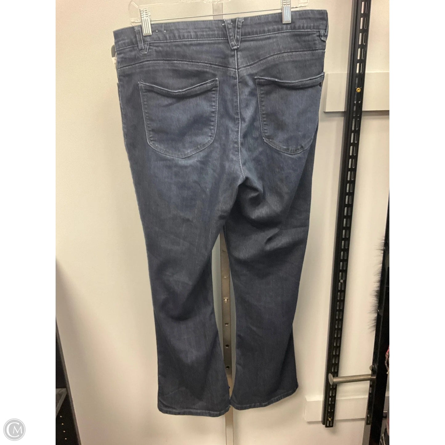 Jeans Flared By Wit & Wisdom In Black Denim, Size: 12p