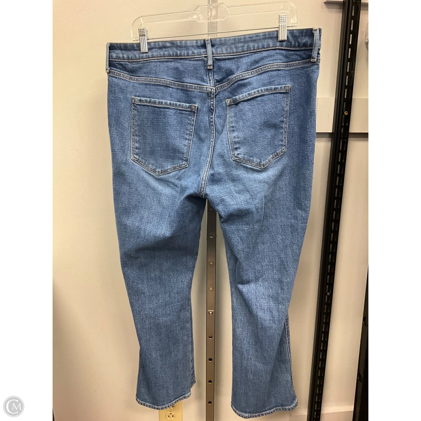 Jeans Flared By Old Navy In Blue Denim, Size: 14