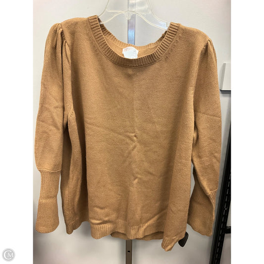 Sweater By Clothes Mentor In Tan, Size: 3x