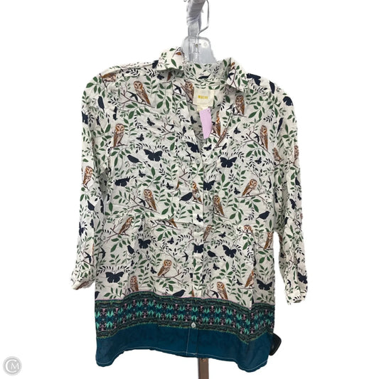 Top Long Sleeve By Maeve In Multi-colored, Size: 2