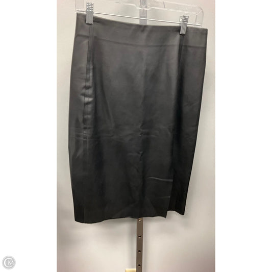 Skirt Midi By Loft In Black, Size: 6